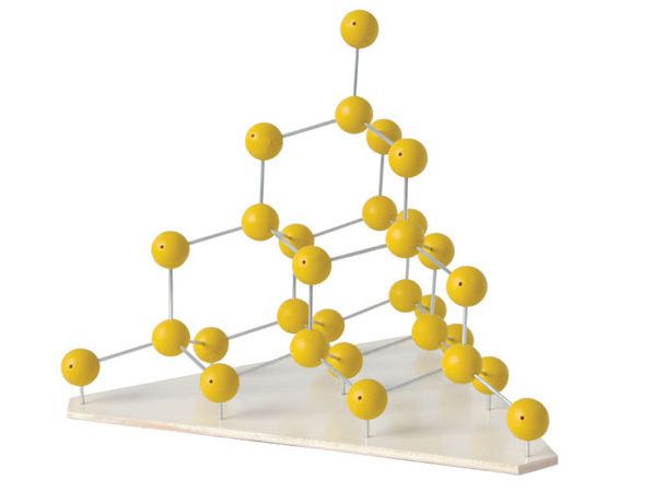 金剛石晶體結構模型